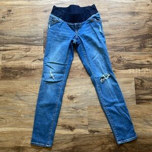 2✨Maternity Full Panel Jeans, Old Navy Size 2